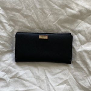 Kate Spade black long wallet